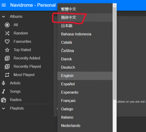 设置中文语言